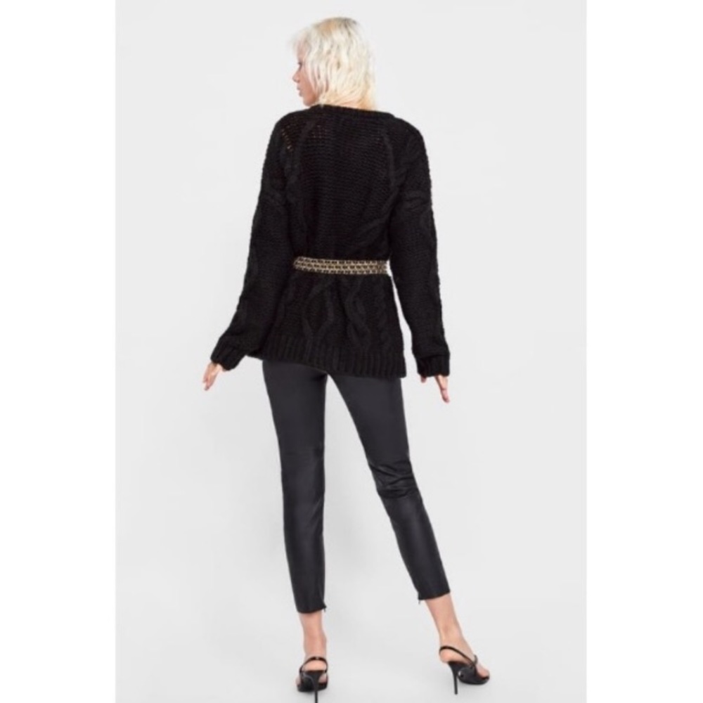 Sold zara Faux Leather Pants - Picture 3 of 8